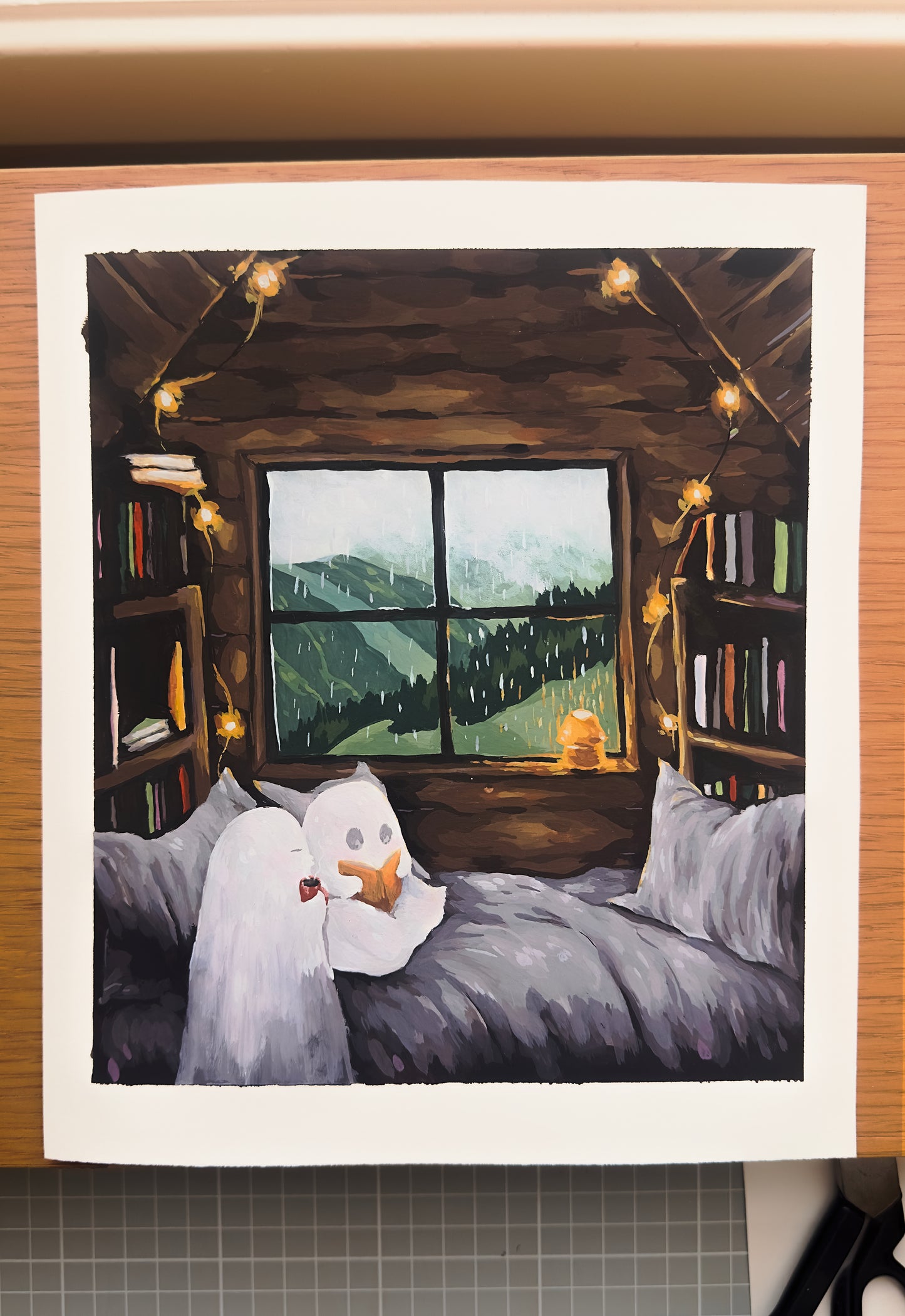 Original Painting | Reading Weather