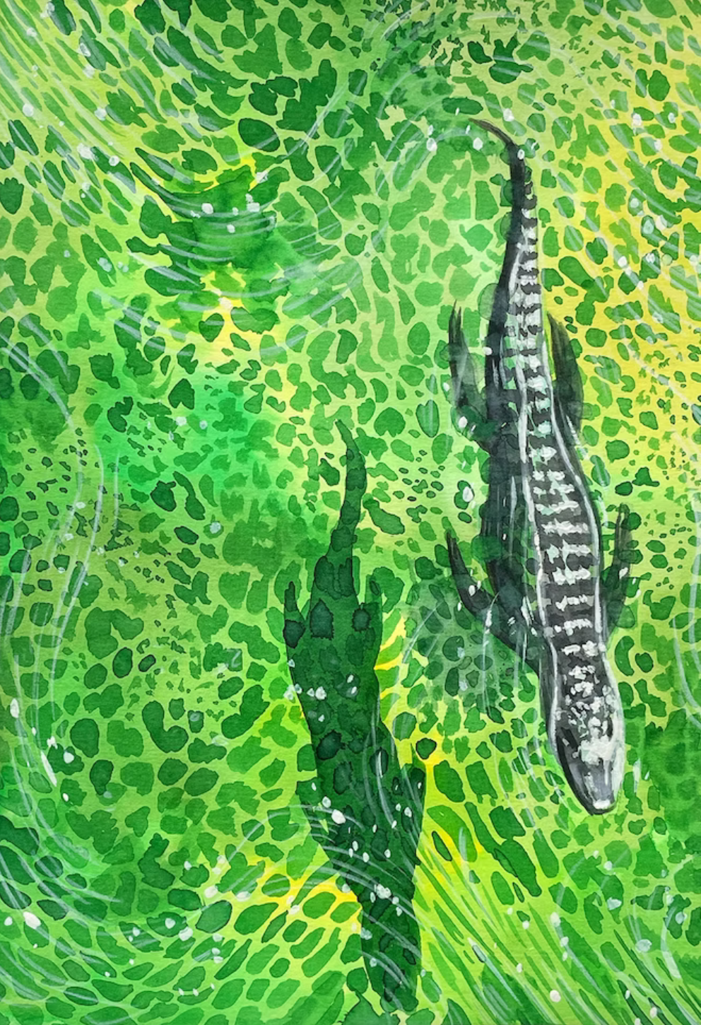 Original Painting - Croc