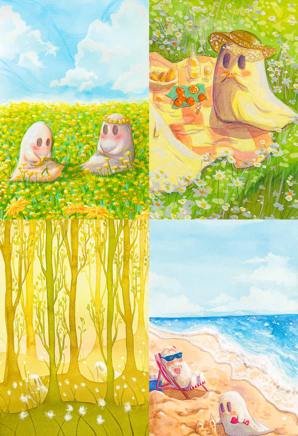 Tiny Print Bundle | Summer Ghosts