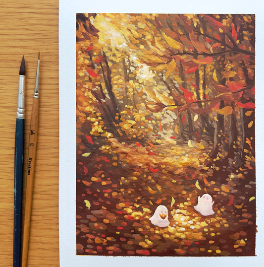 Fall Ghost Collection 2026 | Gouache Paintings