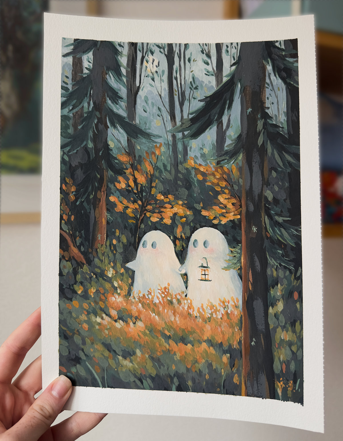 Fall Ghost Collection 2026 | Gouache Paintings