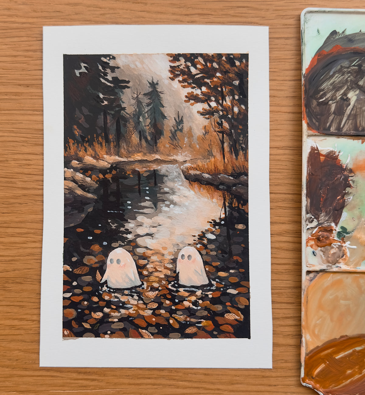 Fall Ghost Collection 2026 | Gouache Paintings